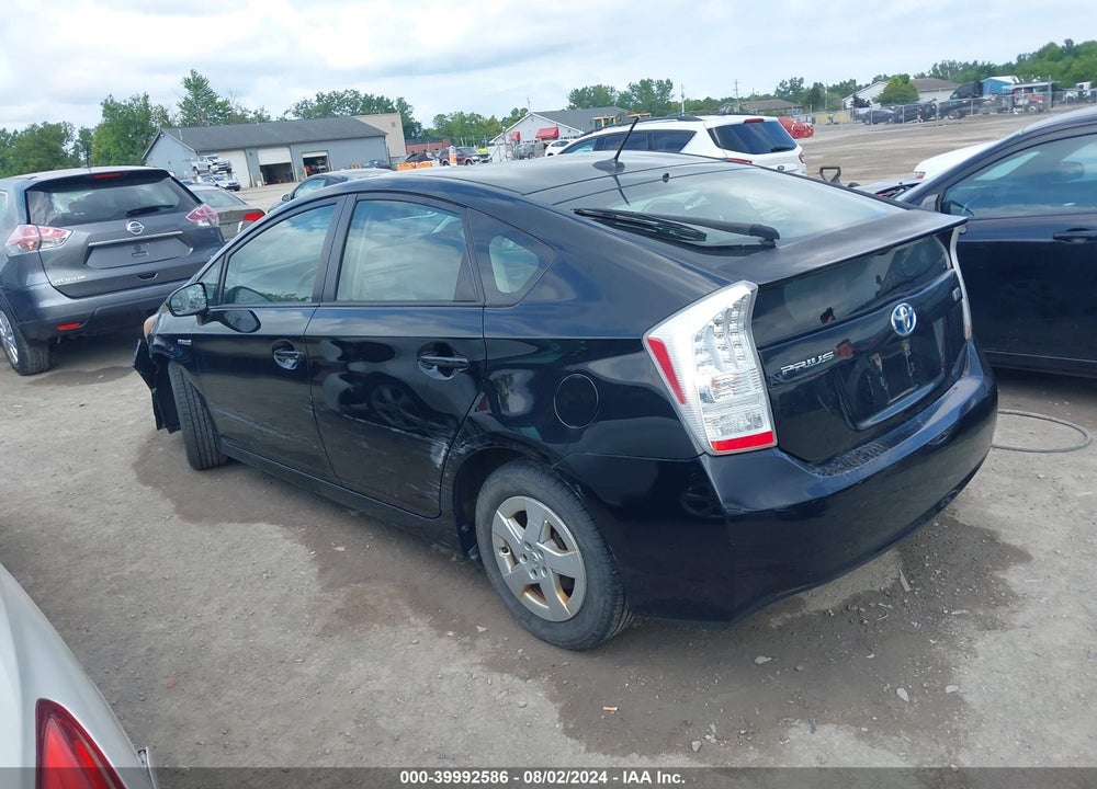 2011 TOYOTA PRIUS THREE VIN: JTDKN3DU6B0295374