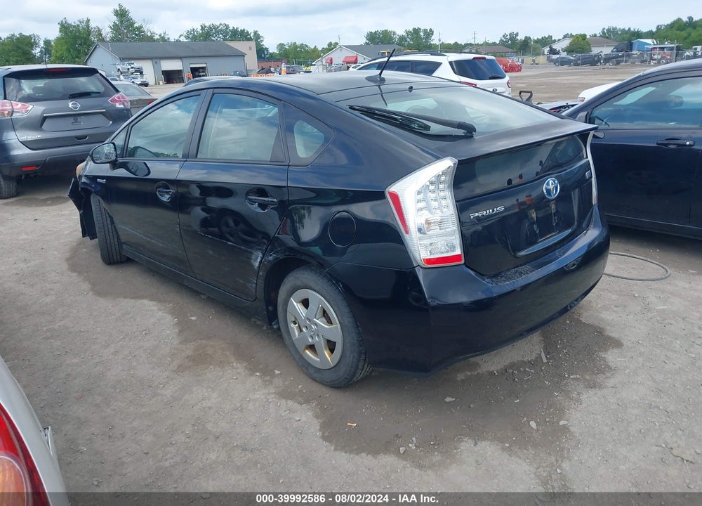2011 TOYOTA PRIUS THREE VIN: JTDKN3DU6B0295374