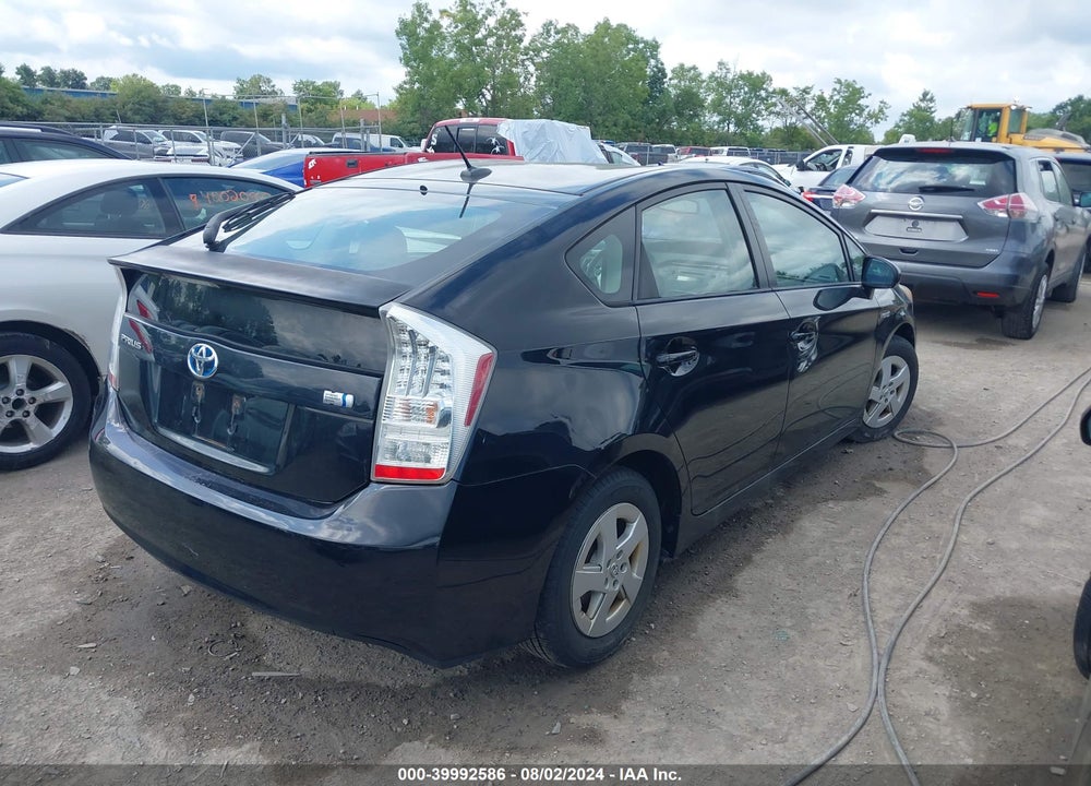 2011 TOYOTA PRIUS THREE VIN: JTDKN3DU6B0295374