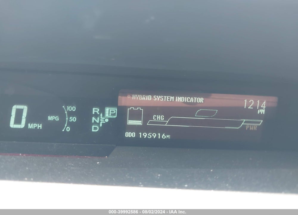 2011 TOYOTA PRIUS THREE VIN: JTDKN3DU6B0295374