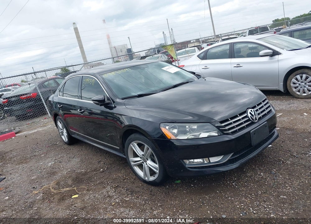 2012 VOLKSWAGEN PASSAT 2.0L TDI SE VIN: 1VWBN7A36CC029451