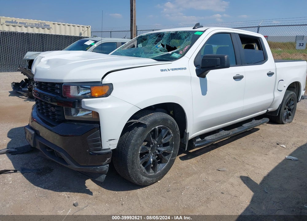 2021 CHEVROLET SILVERADO 1500 2WD SHORT BED CUSTOM VIN: 3GCPWBEK9MG285415