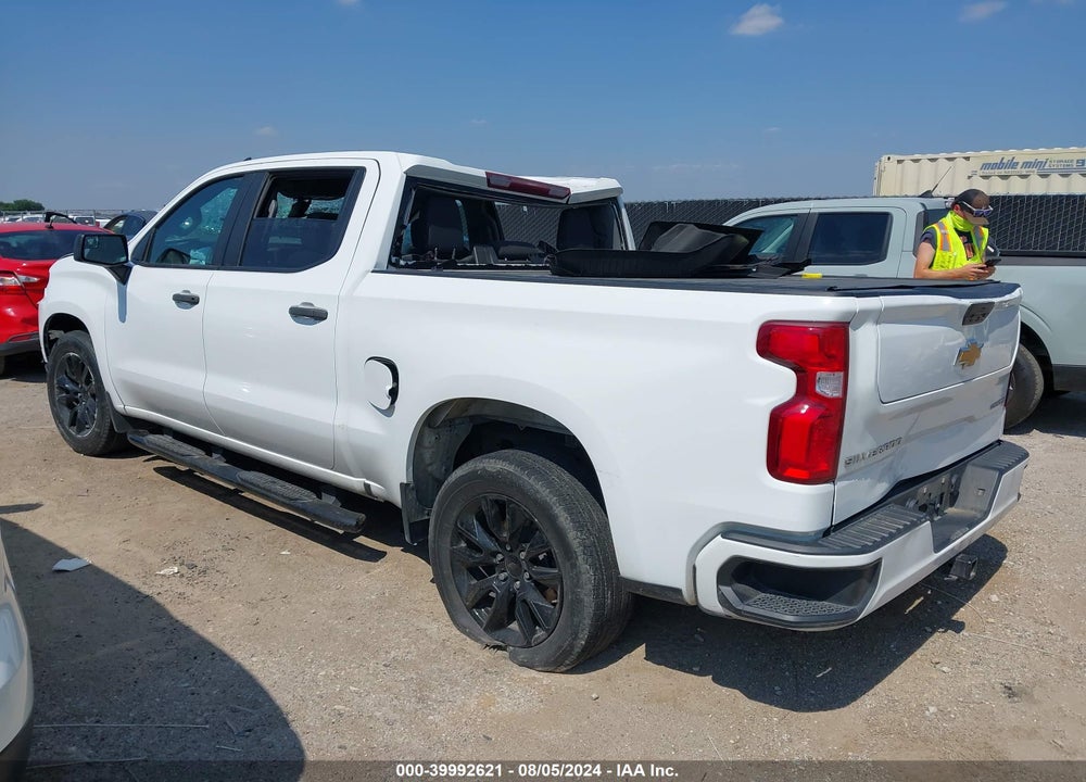 2021 CHEVROLET SILVERADO 1500 2WD SHORT BED CUSTOM VIN: 3GCPWBEK9MG285415