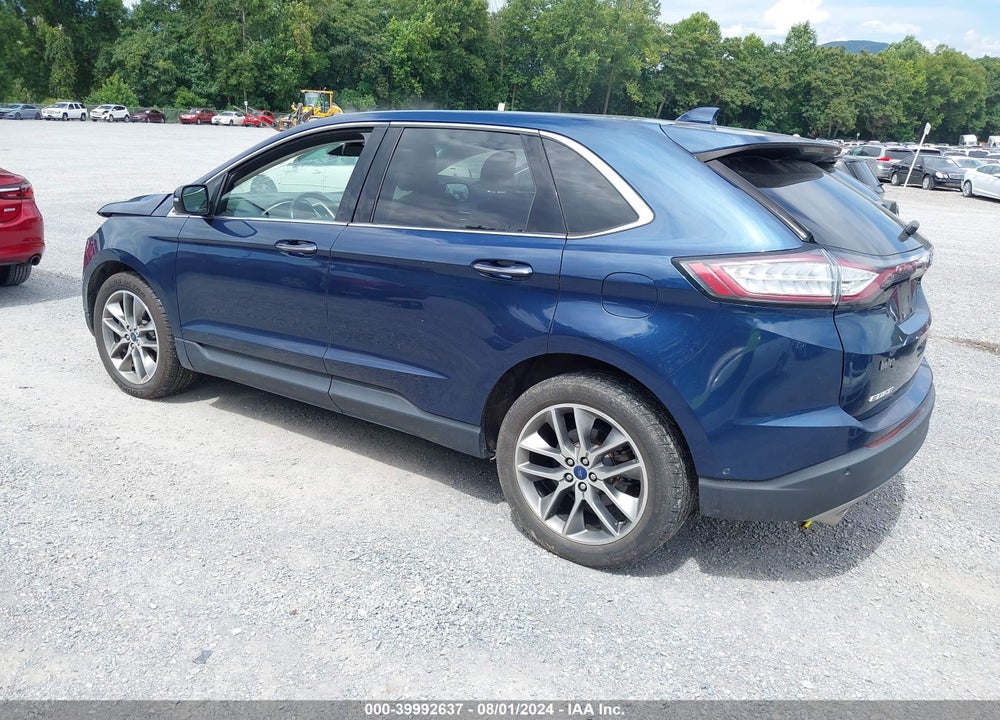 2017 FORD EDGE TITANIUM VIN: 2FMPK4K85HBB67172