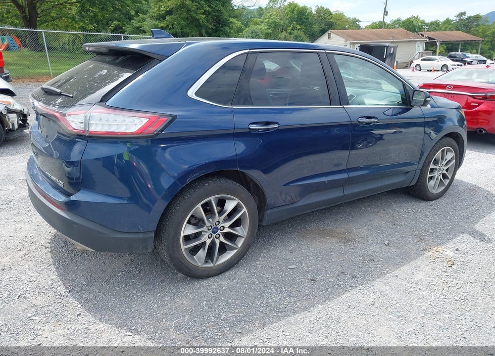 2017 FORD EDGE TITANIUM VIN: 2FMPK4K85HBB67172
