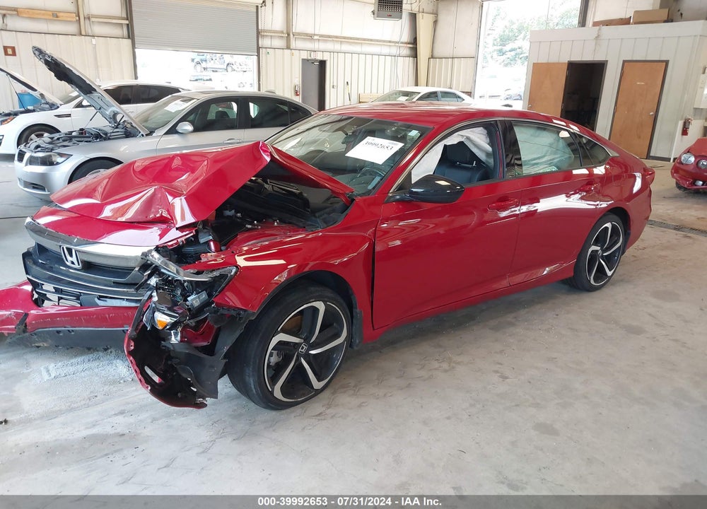 2022 HONDA ACCORD SPORT VIN: 1HGCV1F32NA015740