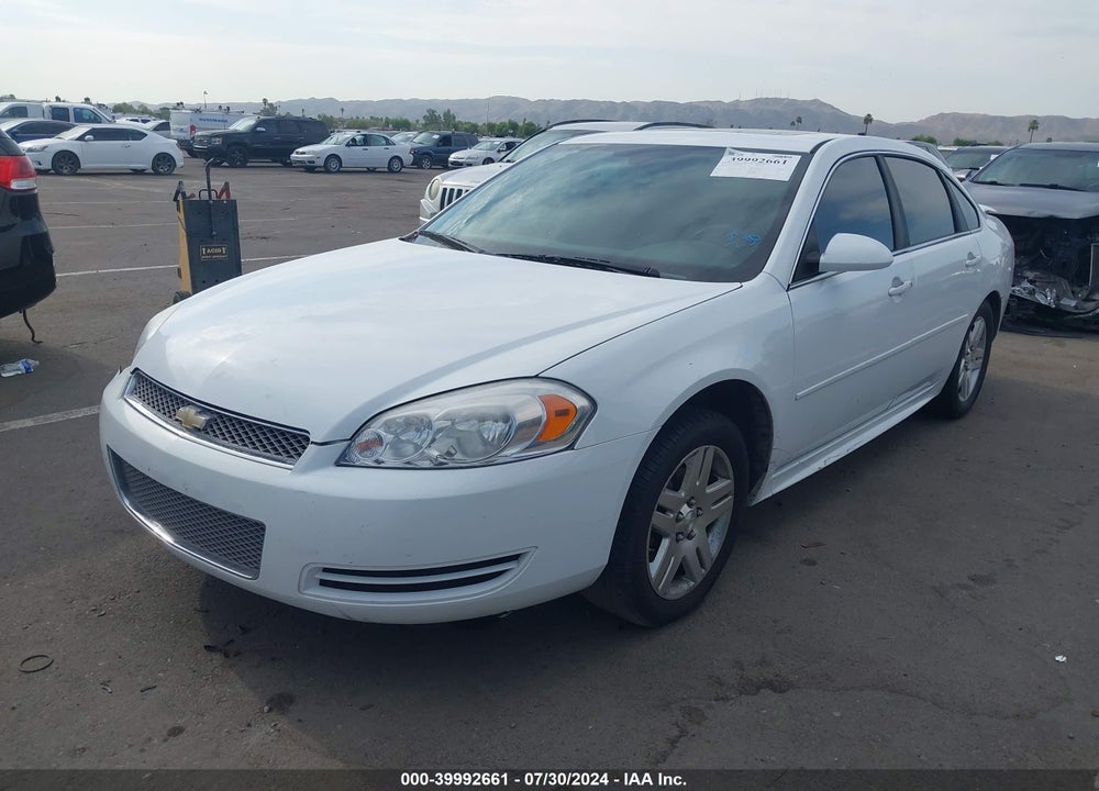 2013 CHEVROLET IMPALA LT VIN: 2G1WG5E37D1132939