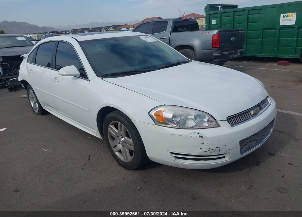 2013 CHEVROLET IMPALA LT VIN: 2G1WG5E37D1132939