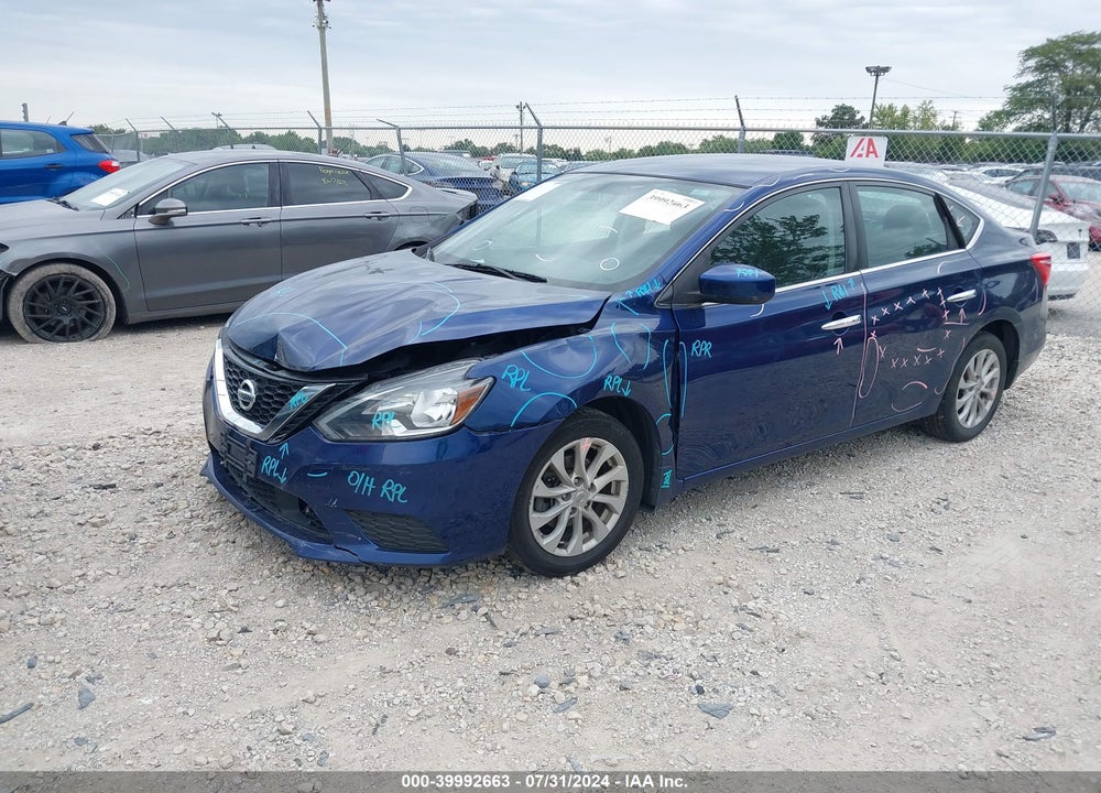 2019 NISSAN SENTRA SV VIN: 3N1AB7AP4KY272954