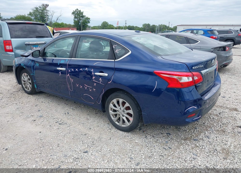 2019 NISSAN SENTRA SV VIN: 3N1AB7AP4KY272954