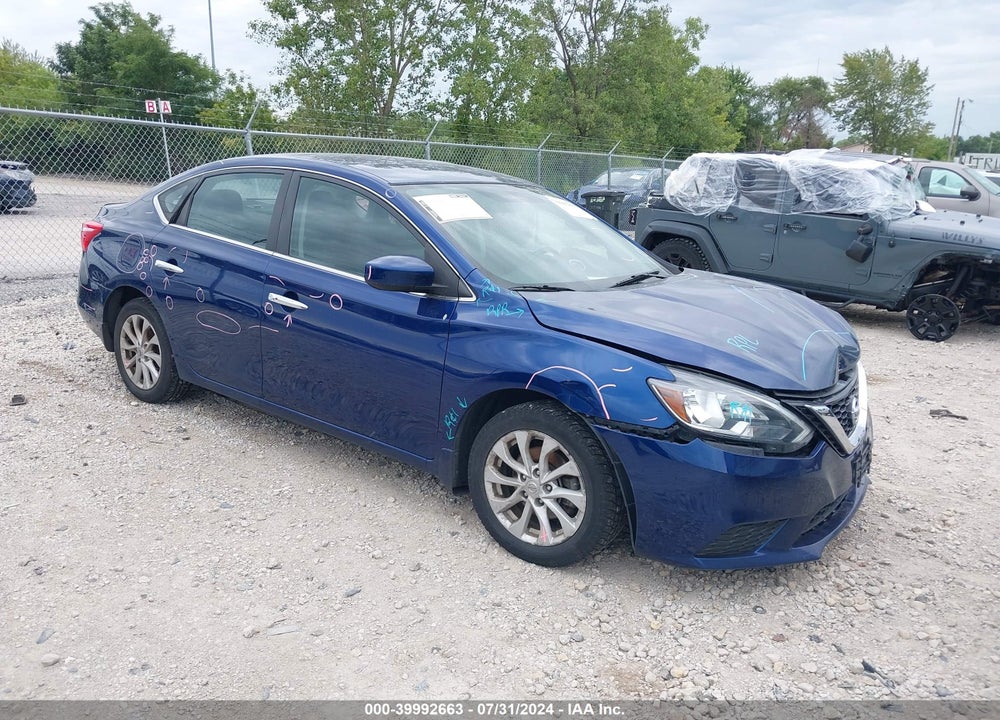 2019 NISSAN SENTRA SV VIN: 3N1AB7AP4KY272954