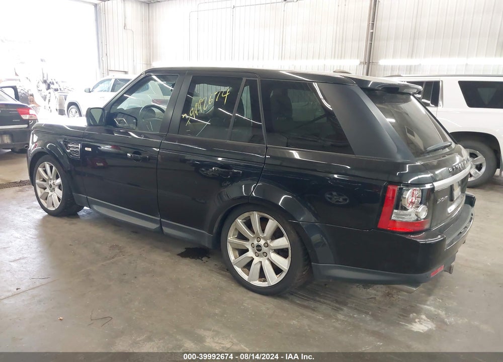 2012 LAND ROVER RANGE ROVER SPORT SUPERCHARGED VIN: SALSH2E41CA726093