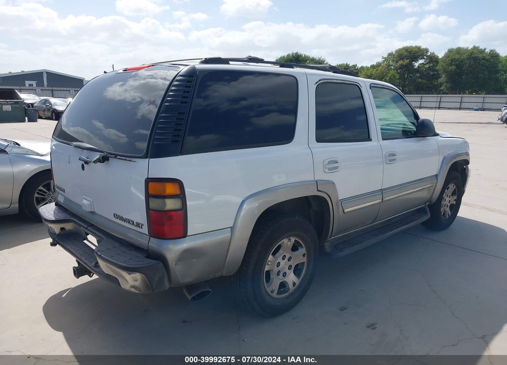 2004 CHEVROLET TAHOE LS VIN: 1GNEC13V64R219161