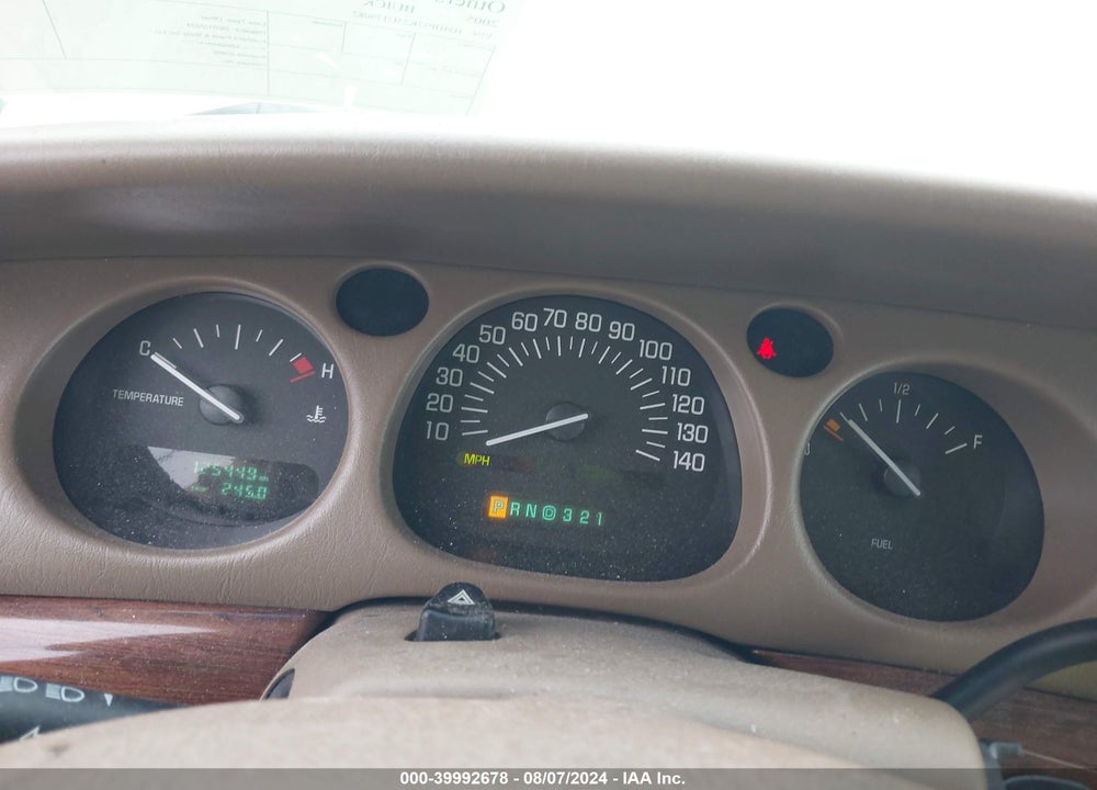 2005 BUICK LESABRE CUSTOM VIN: 1G4HP52K25U179082