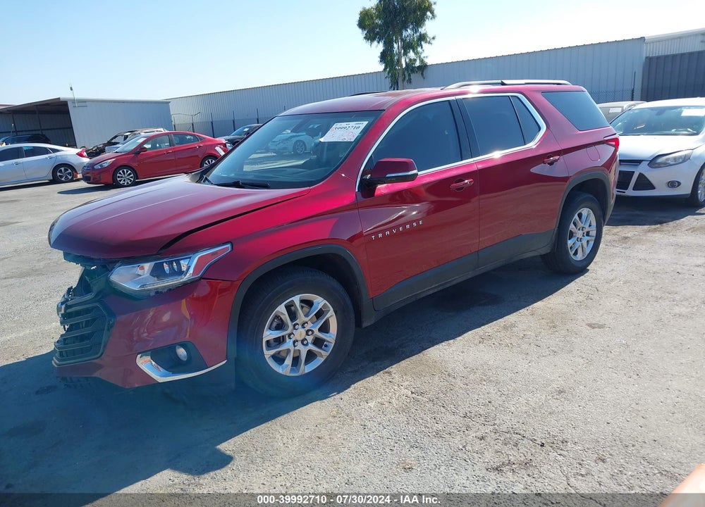 2021 CHEVROLET TRAVERSE FWD LT CLOTH VIN: 1GNERGKW1MJ109189