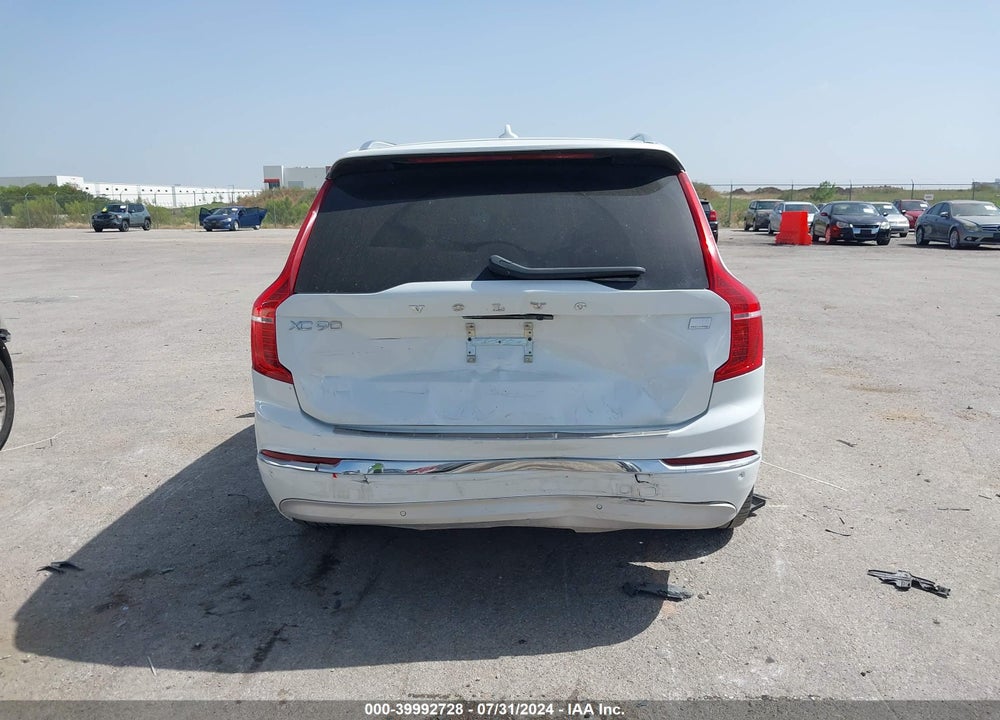2022 VOLVO XC90 RECHARGE PLUG-IN HYBRID T8 INSCRIPTION EXPRESSION 6 PASSENGER VIN: YV4BR00Z0N1809459