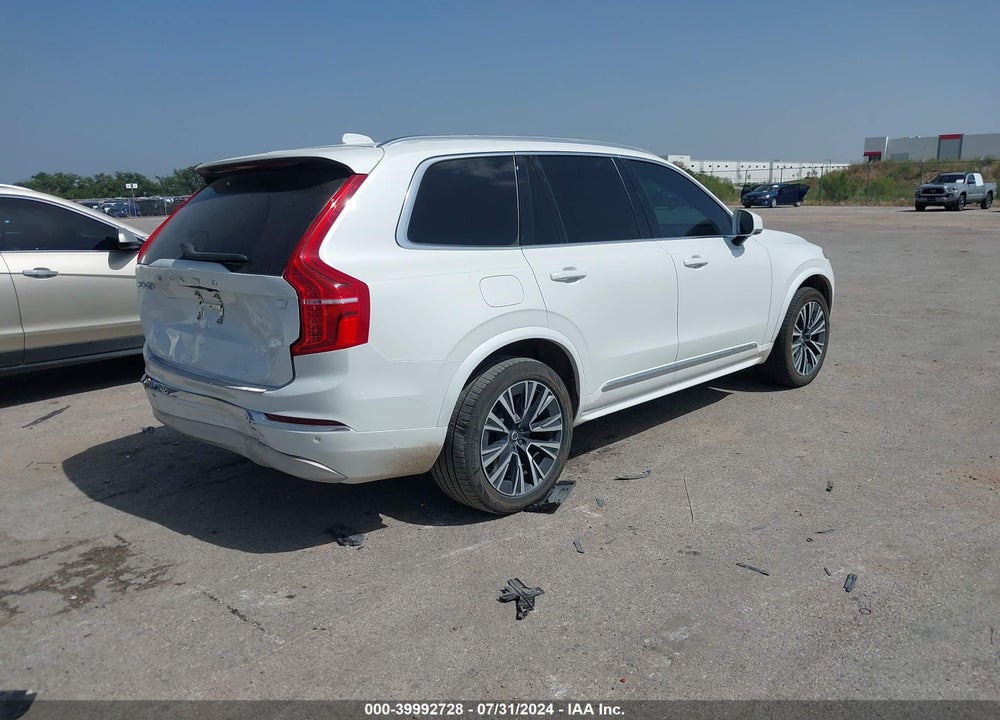 2022 VOLVO XC90 RECHARGE PLUG-IN HYBRID T8 INSCRIPTION EXPRESSION 6 PASSENGER VIN: YV4BR00Z0N1809459