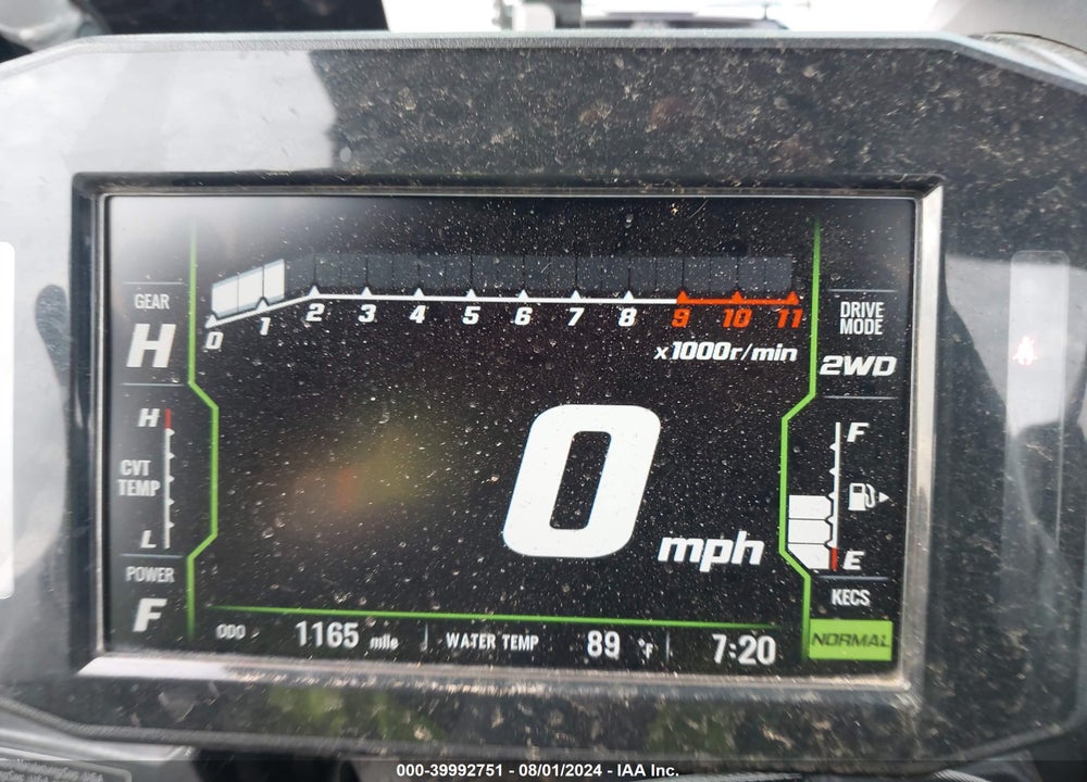 2023 KAWASAKI KRF 1000 D VIN: JKARFCD16PB502854