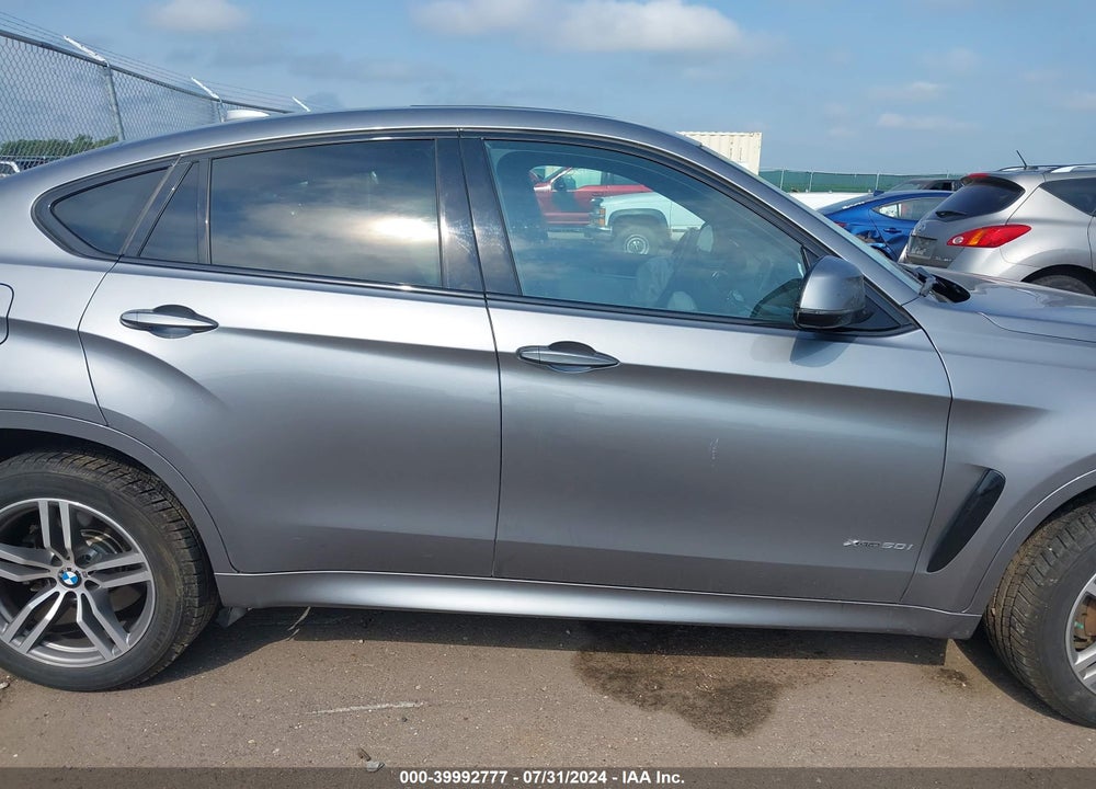 2017 BMW X6 XDRIVE50I VIN: 5UXKU6C39H0S99620