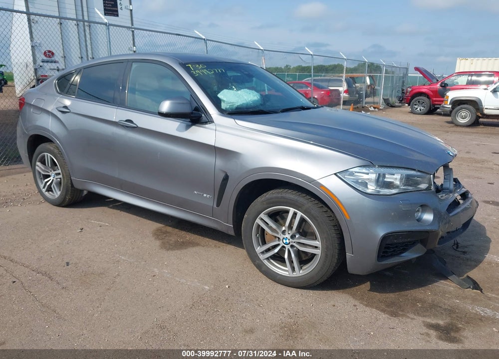 2017 BMW X6 XDRIVE50I VIN: 5UXKU6C39H0S99620