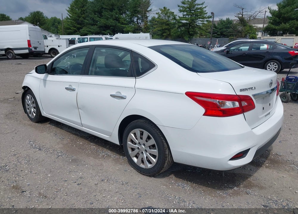 2016 NISSAN SENTRA S VIN: 3N1AB7AP0GY228814