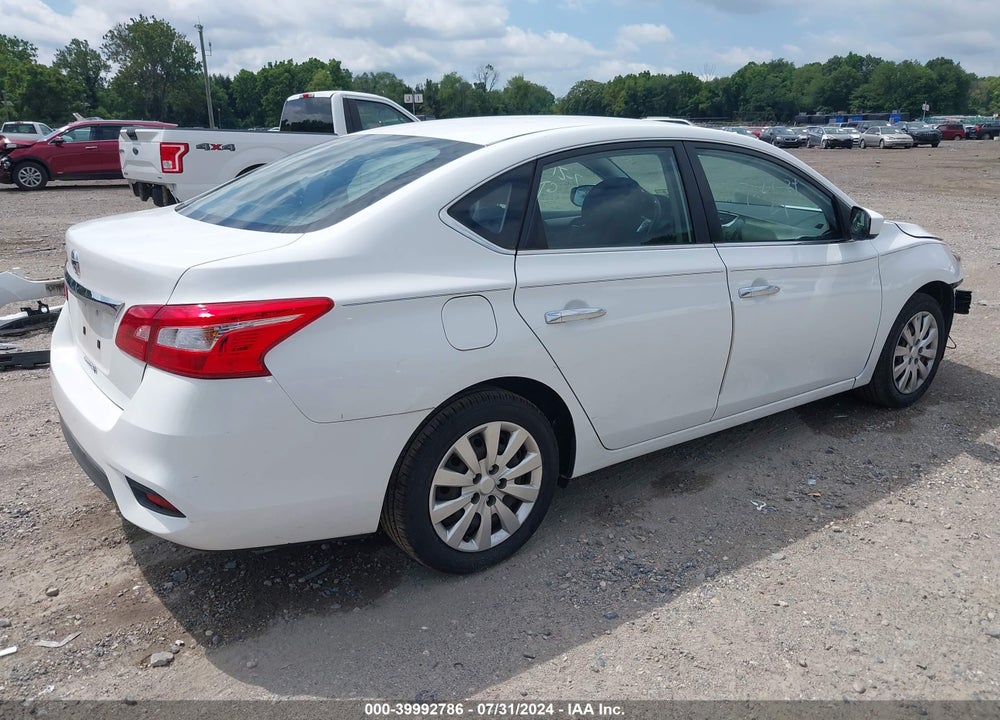 2016 NISSAN SENTRA S VIN: 3N1AB7AP0GY228814