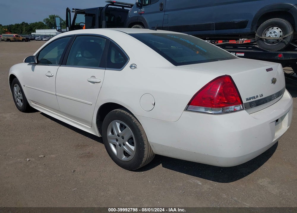 2009 CHEVROLET IMPALA LS VIN: 2G1WB57N991225059