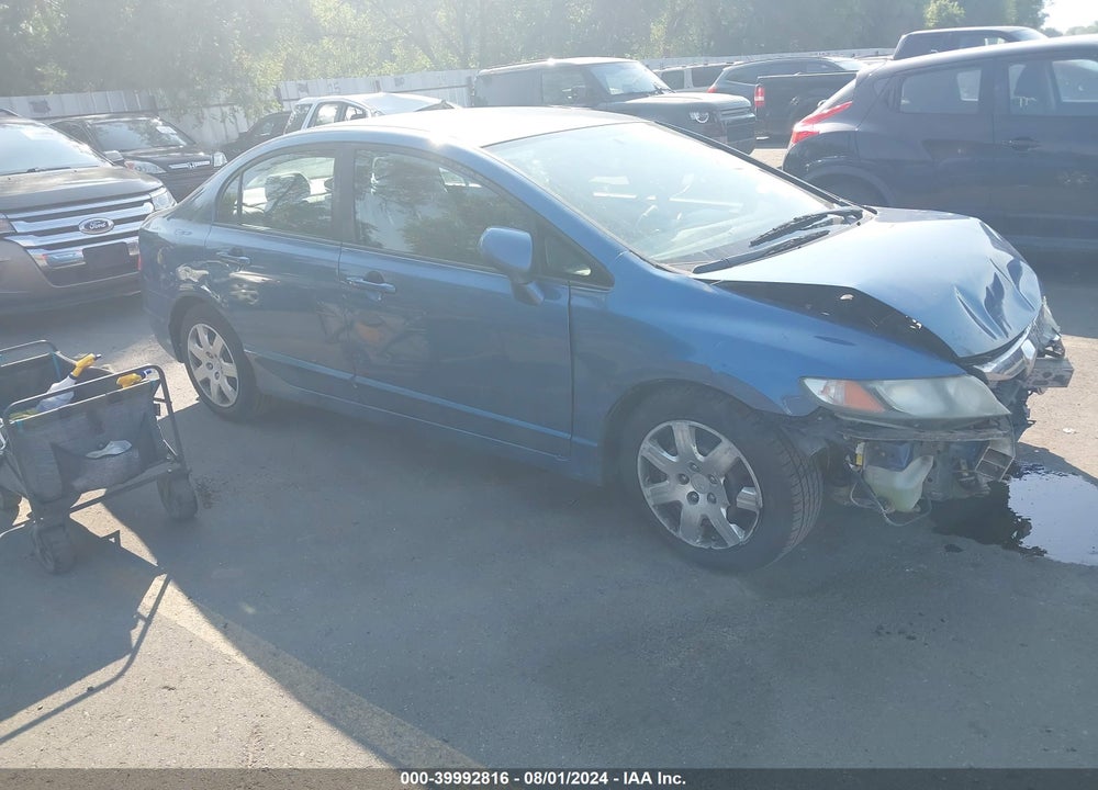 2009 HONDA CIVIC LX VIN: 19XFA16539E007707