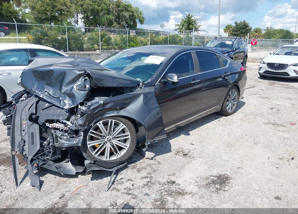 2018 GENESIS G80 3.8 VIN: KMHGN4JE3JU270640