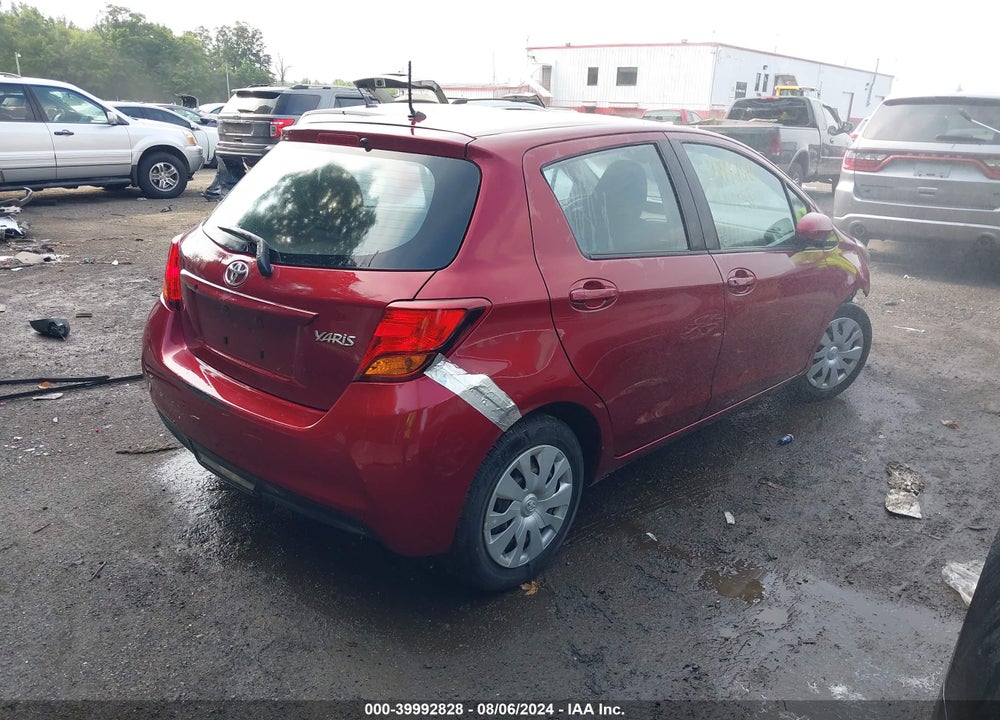 2017 TOYOTA YARIS L VIN: VNKKTUD38HA079099