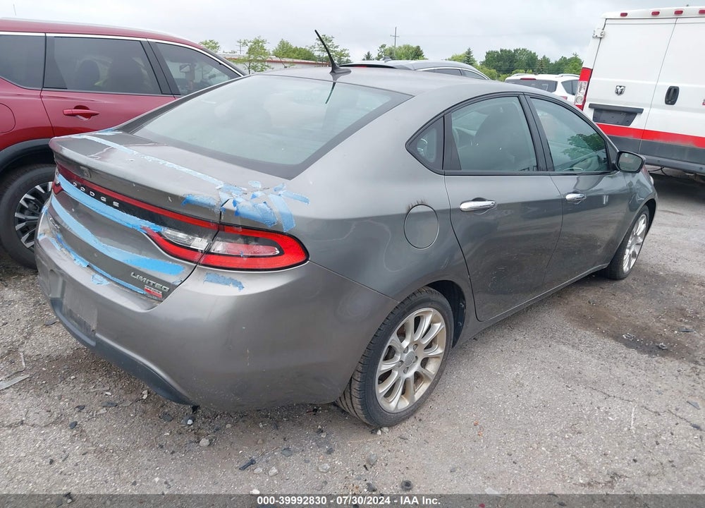 2013 DODGE DART LIMITED VIN: 1C3CDFCHXDD306812