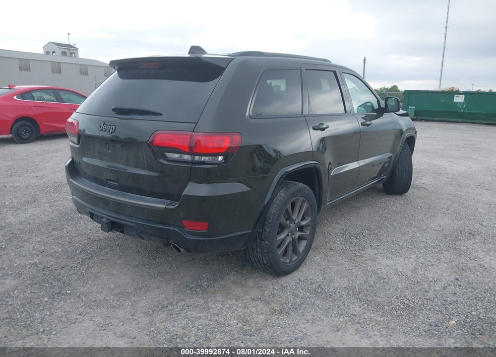 2016 JEEP GRAND CHEROKEE LIMITED 75TH ANNIVERSARY VIN: 1C4RJFBG8GC427307
