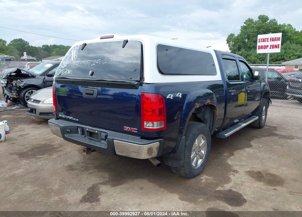 2011 GMC SIERRA 1500 SLE VIN: 3GTP2VE34BG168781