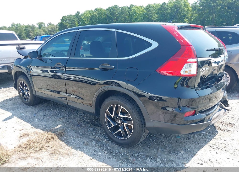 2016 HONDA CR-V SE VIN: 2HKRM3H40GH546086