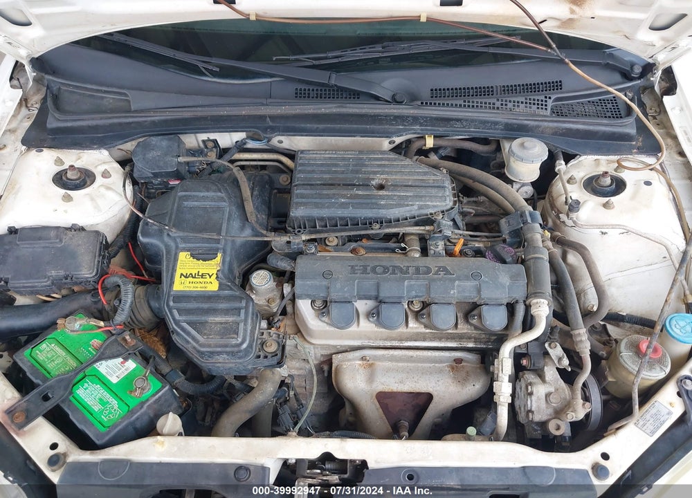 2001 HONDA CIVIC VIN: 1HGEN264X1L000649