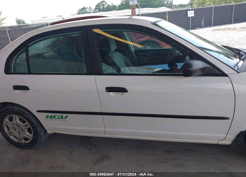 2001 HONDA CIVIC VIN: 1HGEN264X1L000649