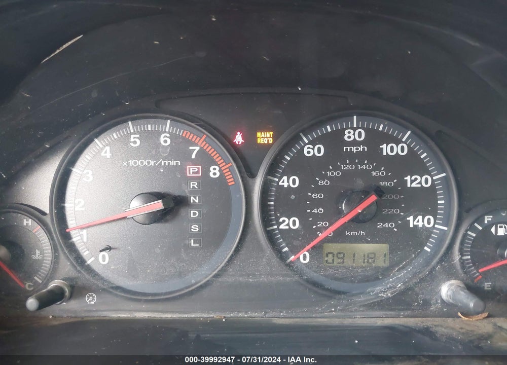 2001 HONDA CIVIC VIN: 1HGEN264X1L000649