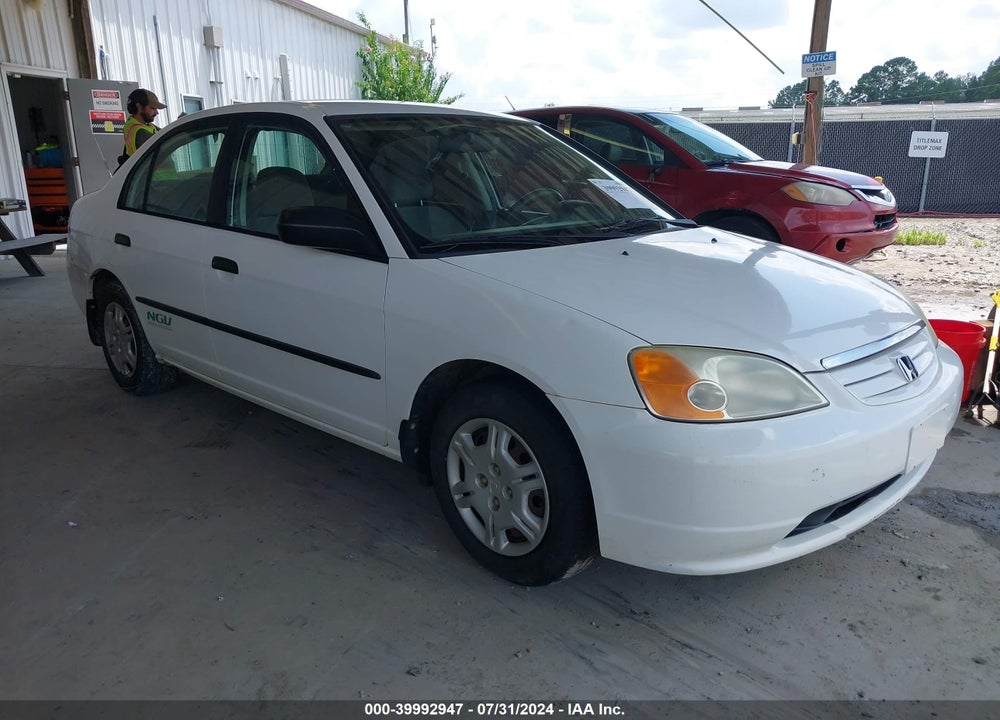 2001 HONDA CIVIC VIN: 1HGEN264X1L000649