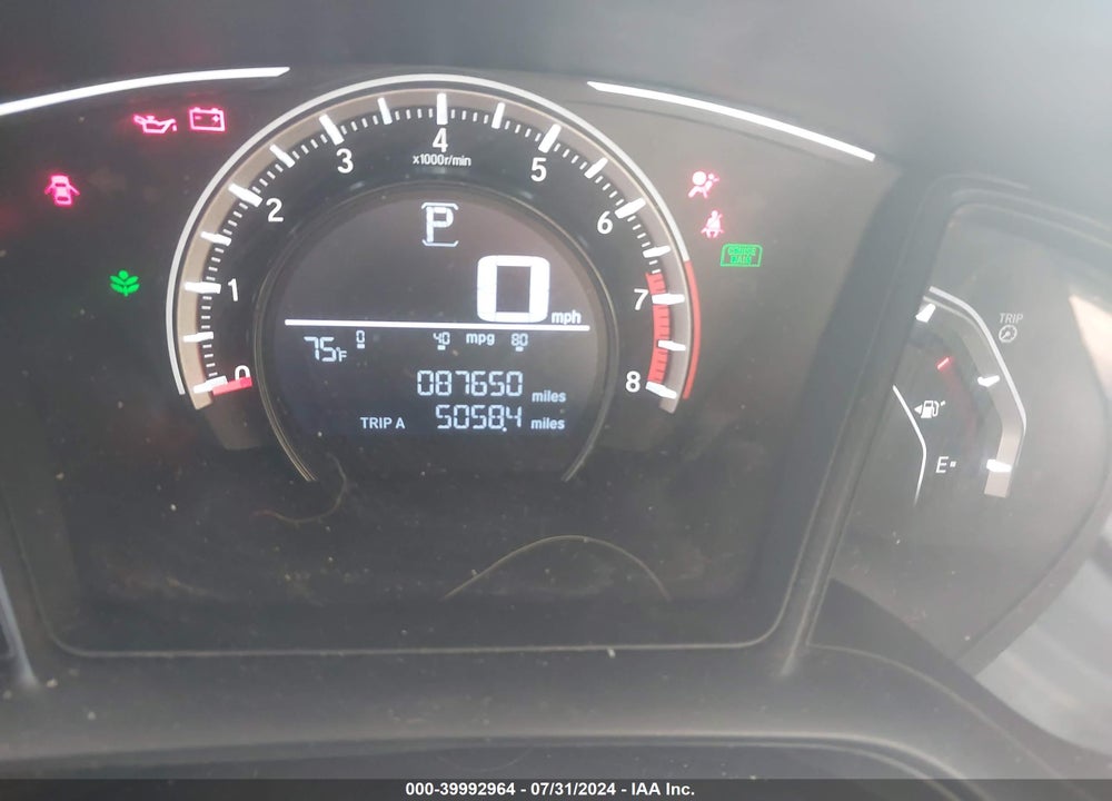 2017 HONDA CIVIC LX VIN: 19XFC2F57HE053796