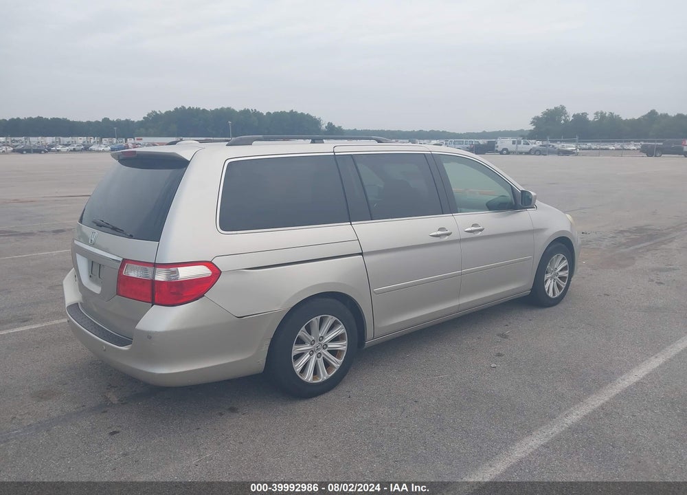2006 HONDA ODYSSEY TOURING VIN: 5FNRL388X6B118013
