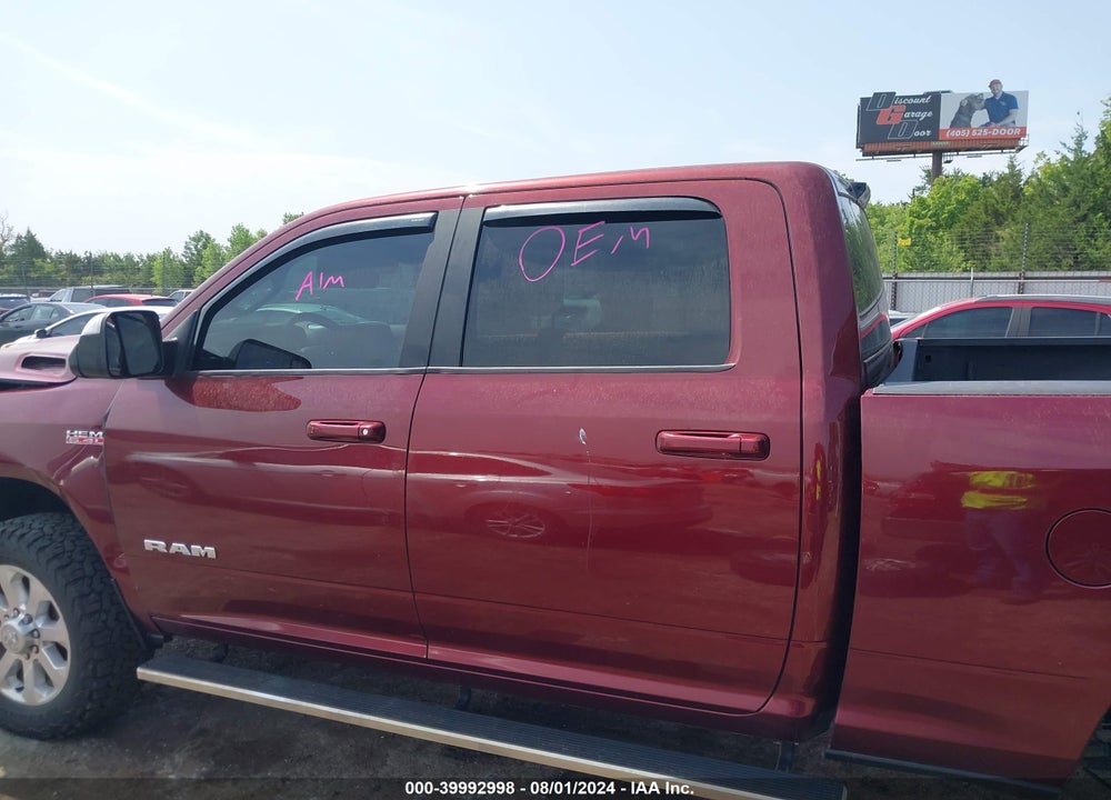 2019 RAM 2500 BIG HORN 4X4 6'4 BOX VIN: 3C6UR5DJ7KG599346