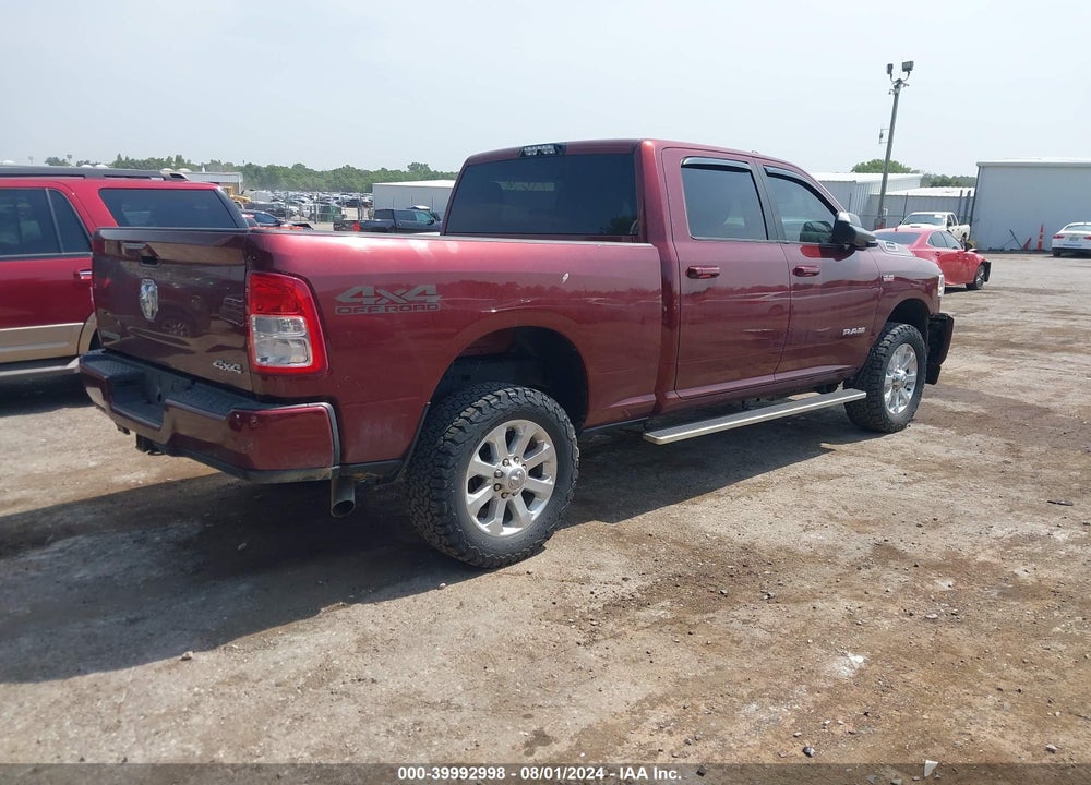 2019 RAM 2500 BIG HORN 4X4 6'4 BOX VIN: 3C6UR5DJ7KG599346