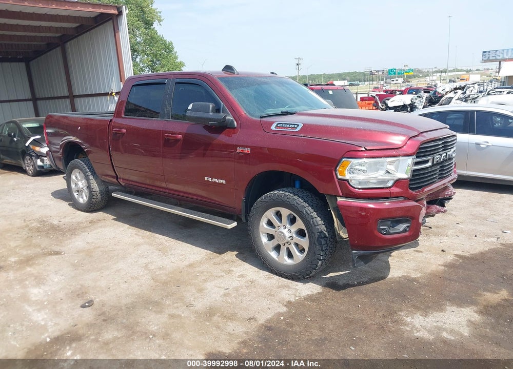 2019 RAM 2500 BIG HORN 4X4 6'4 BOX VIN: 3C6UR5DJ7KG599346