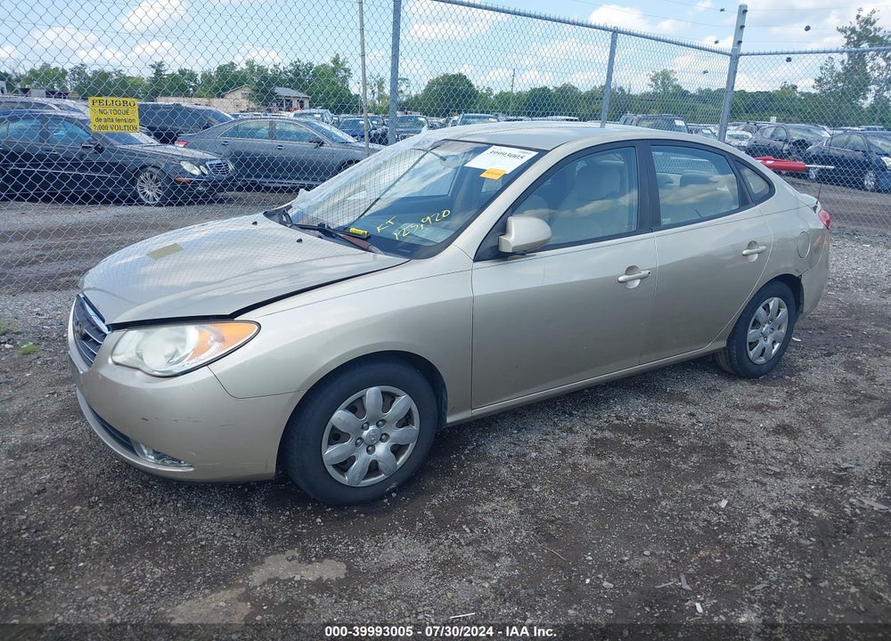 2007 HYUNDAI ELANTRA GLS/LIMITED/SE VIN: KMHDU46D77U029422