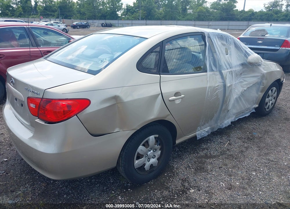 2007 HYUNDAI ELANTRA GLS/LIMITED/SE VIN: KMHDU46D77U029422