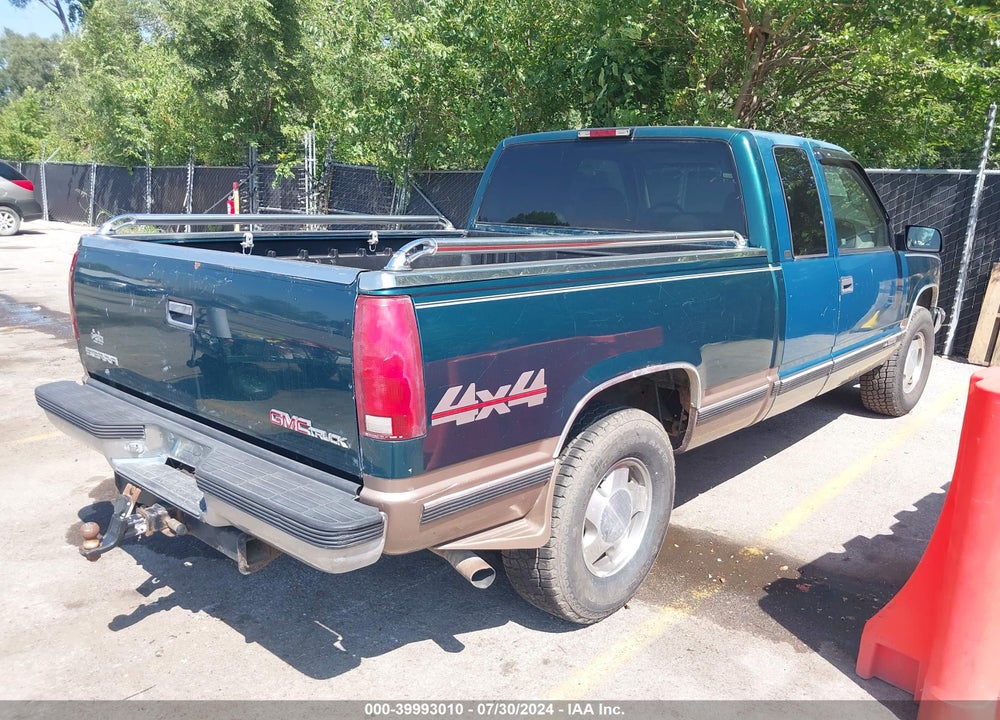 1997 GMC SIERRA 1500 SL WIDESIDE VIN: 2GTEK19R6V1570135
