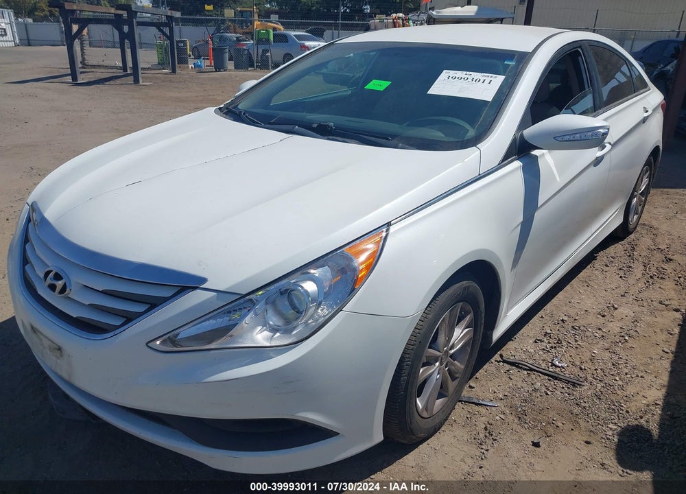 2014 HYUNDAI SONATA GLS VIN: 5NPEB4AC5EH865900