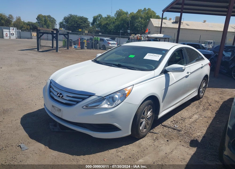 2014 HYUNDAI SONATA GLS VIN: 5NPEB4AC5EH865900