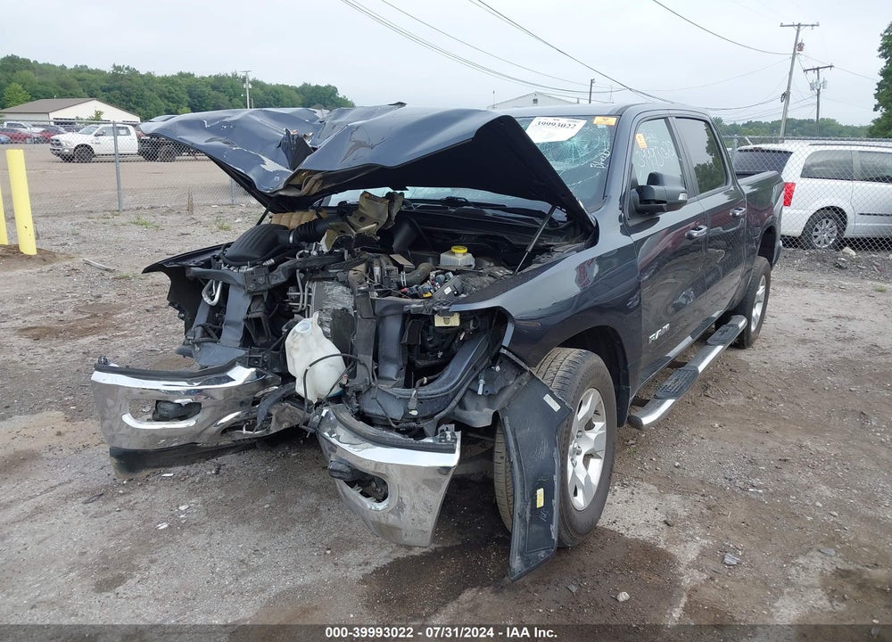 2020 RAM 1500 BIG HORN 4X4 5'7 BOX VIN: 1C6RRFFG6LN343110
