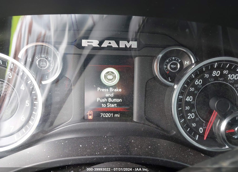 2020 RAM 1500 BIG HORN 4X4 5'7 BOX VIN: 1C6RRFFG6LN343110